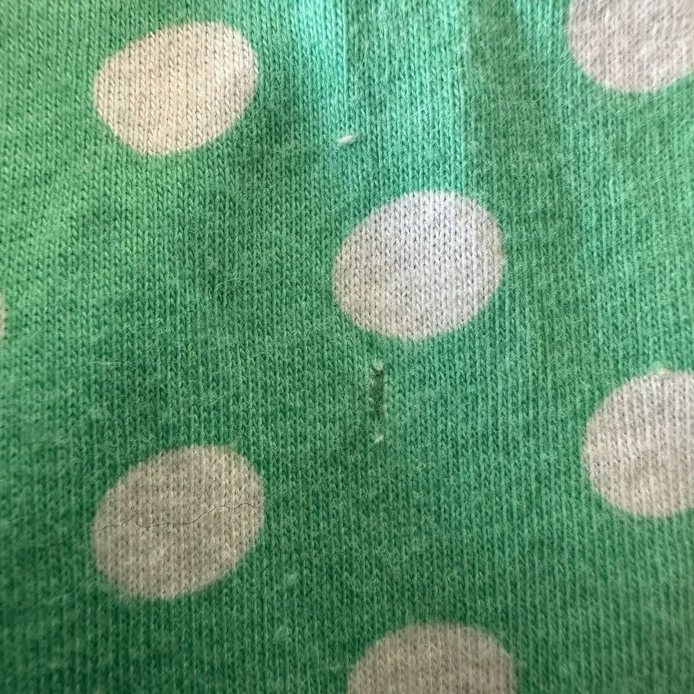 ZerotOndo Italian Baby Romper Size 18 Months Green Purple Stripes Polka Dots